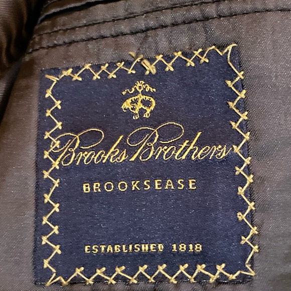 Brooks Brothers grey pinstripe suit